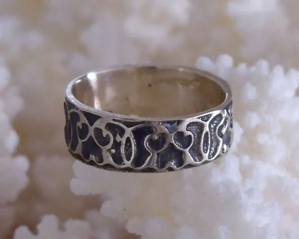 Celtic Silver Wedding Ring