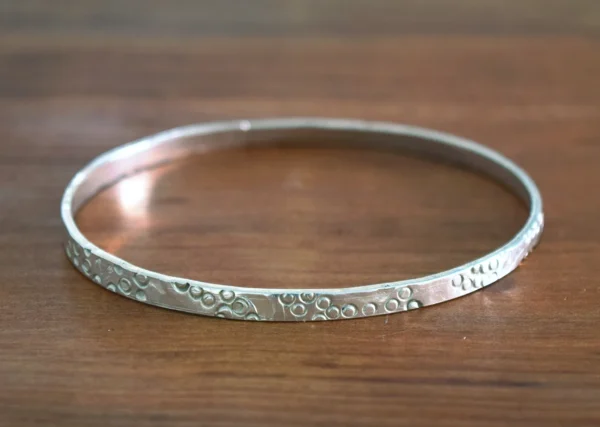Beautiful Handmade Silver Bangle