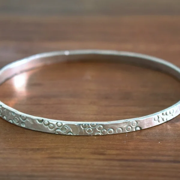 Beautiful Handmade Silver Bangle