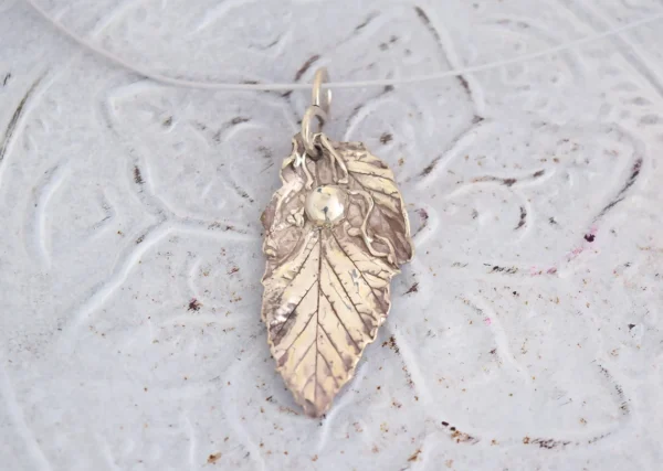Fine Silver and Pearl Pendant