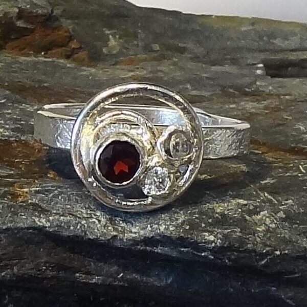 Handmade Silver Ruby Ring