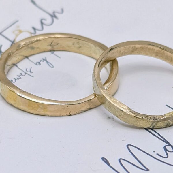 Amber and Jeanette Bespoke Wedding Rings Order