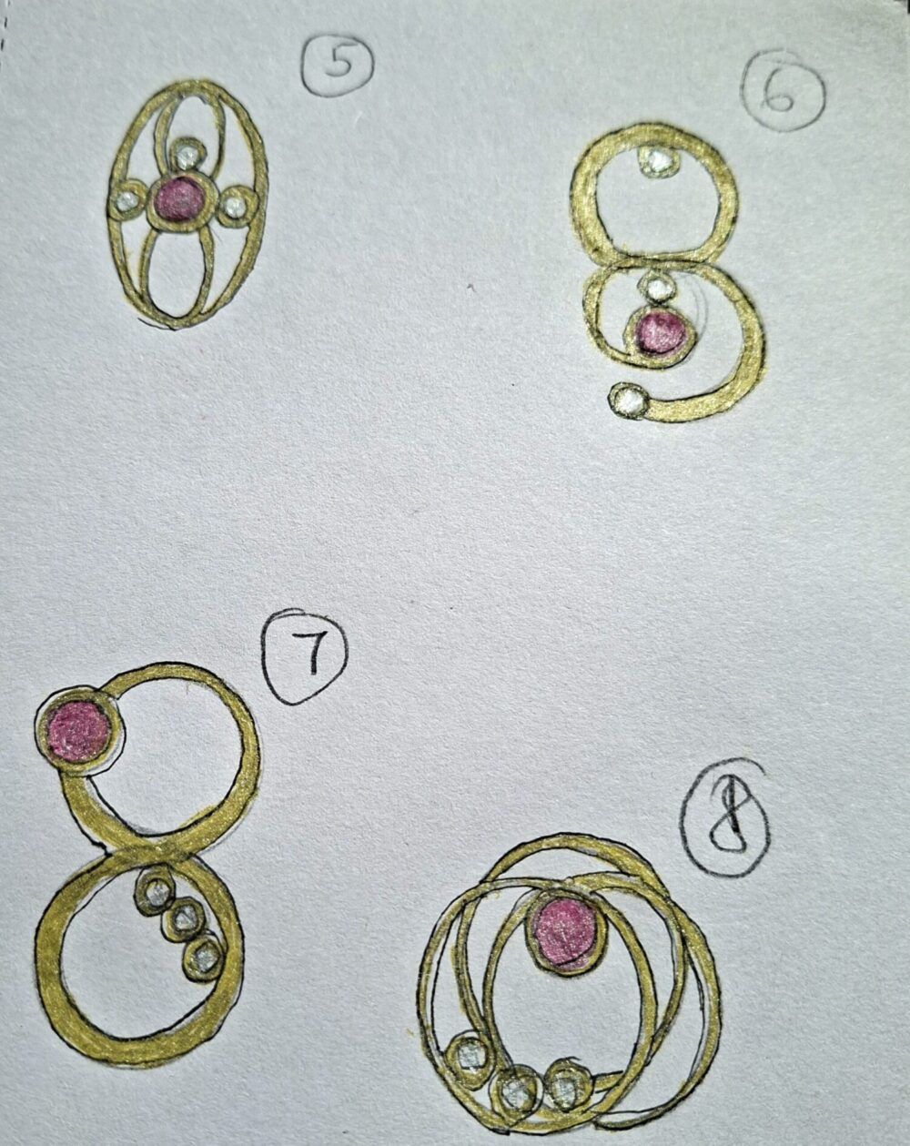 Gillian's Bespoke Eternity Pendant - Image 2