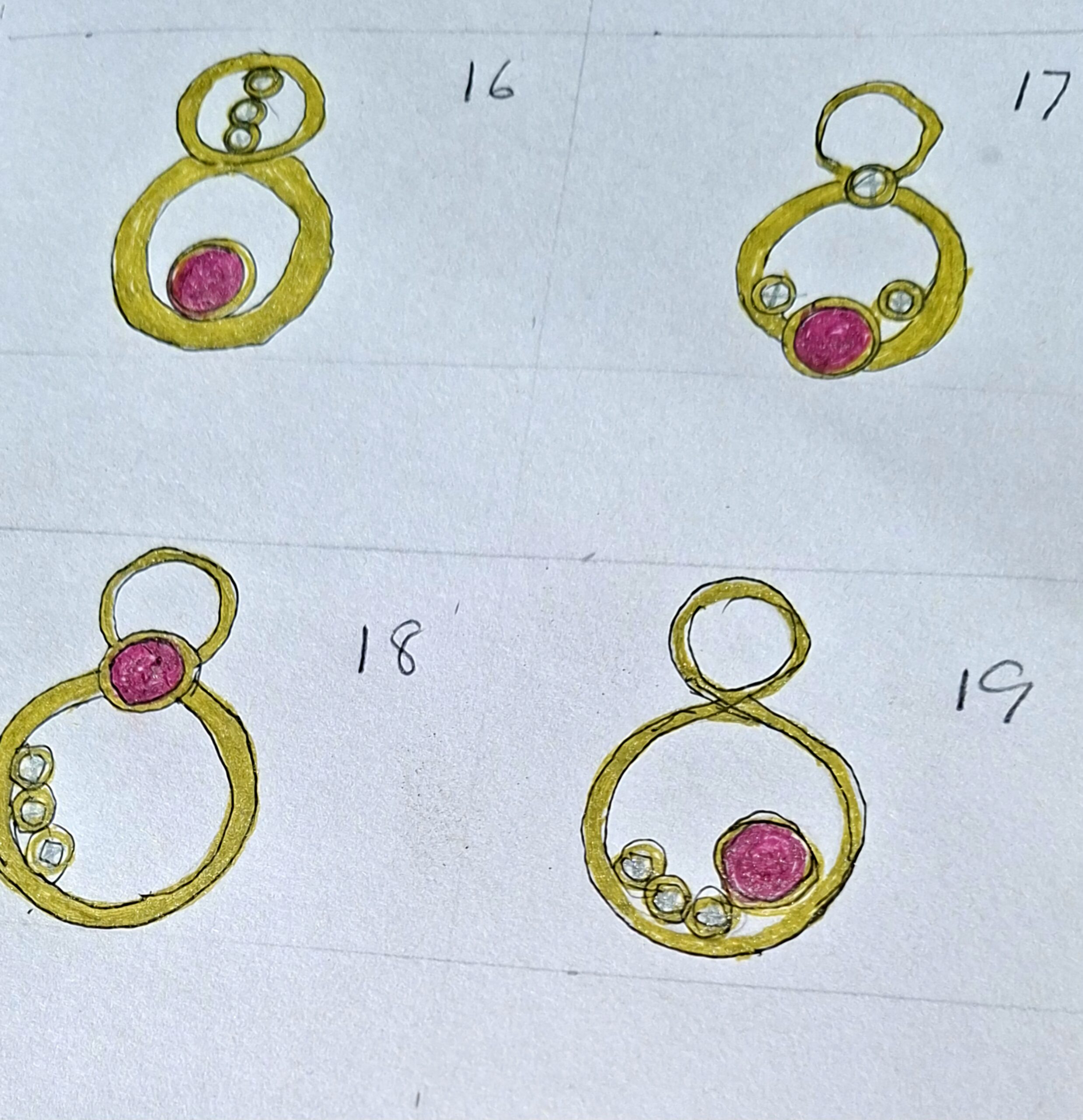 Gillian's Bespoke Eternity Pendant - Image 3