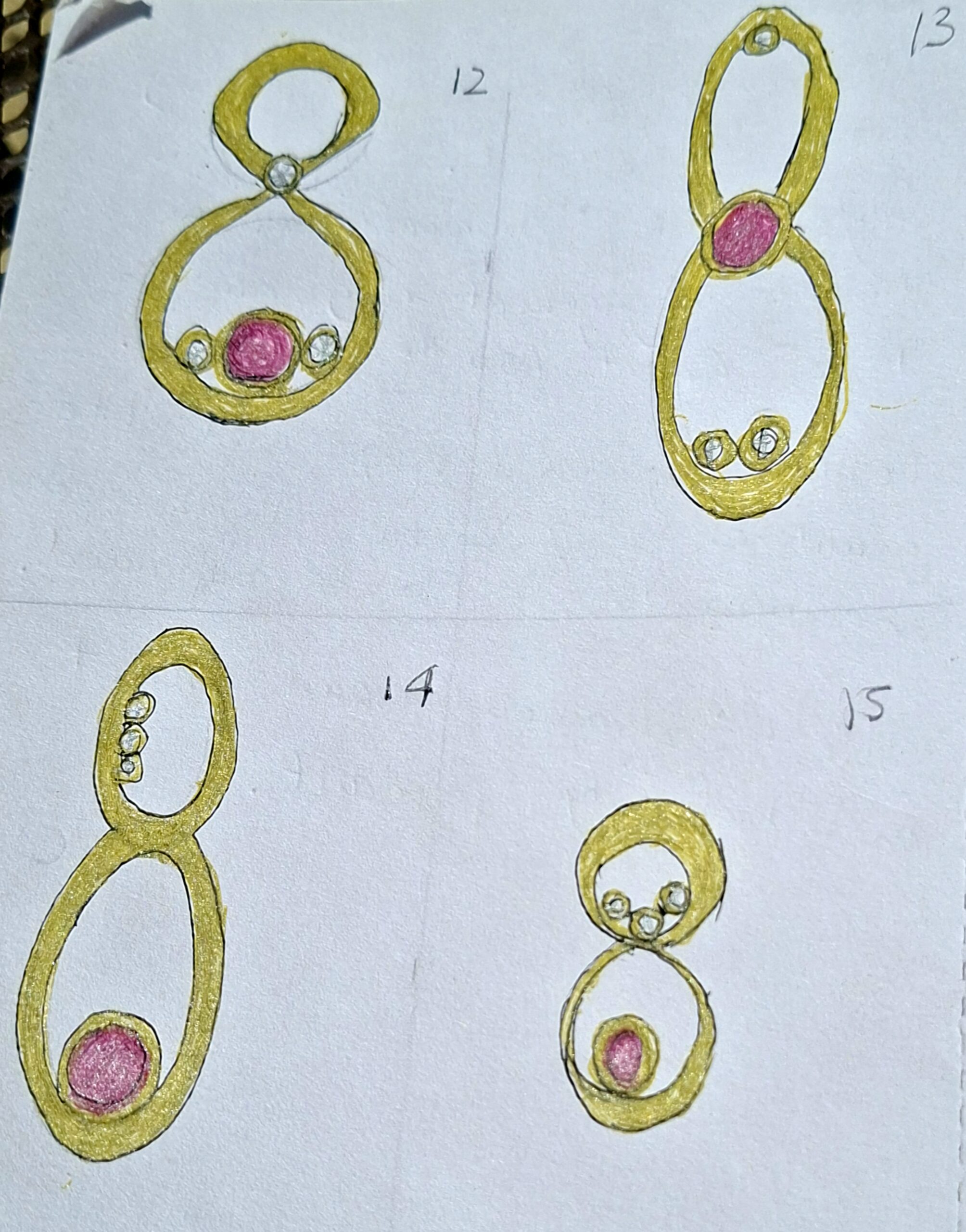 Gillian's Bespoke Eternity Pendant - Image 4